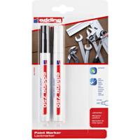 Edding 750 Paint Marker 4-750-2-3999 Lakmarker Zwart, Wit 2 mm, 4 mm - thumbnail