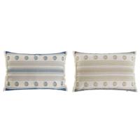 Kussen Home ESPRIT Blauw Beige 60 x 10 x 45 cm (2 Stuks) - thumbnail