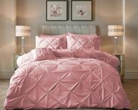 Sleeptime Velvet Pintuck Roze 200 x 200/220 cm - thumbnail