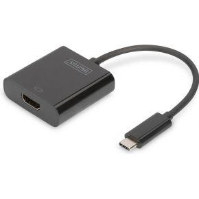 Digitus TV, monitor Adapter [1x USB-C stekker - 1x HDMI-bus] DA-70852 15.00 cm