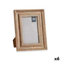 Fotolijsten Kristal Hout Bruin Brons Plastic (16,5 x 2 x 21 cm) (6 Stuks) - thumbnail