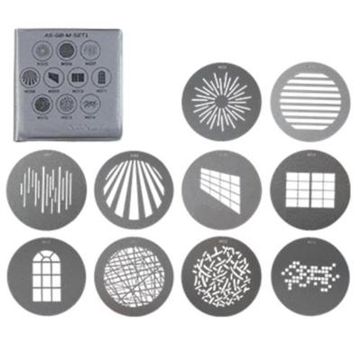 Nanlite Projection Attachment GOBO Set 1 - M-size (10pcs) Nanlite Projection Attachment GOBO Set 1 - M-size (10pcs)