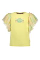 B.Nosy zomer top meisjes - geel - mesh mouwen - Tora - thumbnail