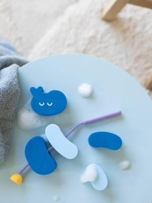 Beedi - Badparels om te rijgen - QUUT blauw