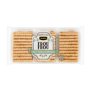 Jumbo Wafels Frou Frou met Vanillesmaak 175 g