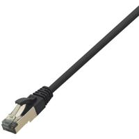 LogiLink CQ8043S RJ45 Netwerkkabel, patchkabel CAT 8.1 S/FTP 1.50 m Zwart Halogeenvrij 1 stuk(s) - thumbnail