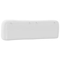 Hoofdbordkussen 180 cm kunstleer wit - thumbnail