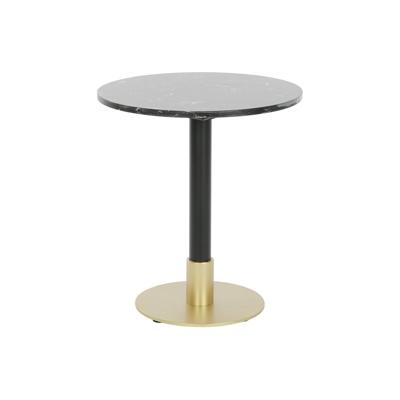 Bijzettafel DKD Home Decor 45 x 45 x 51 cm Zwart Metaal Marmer Bijzettafel DKD Home Decor 45 x 45 x 51 cm Zwart Metaal Marmer