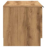 Tv-meubelen 2 st 80x35x36,5 cm bewerkt hout artisanaal eiken - thumbnail