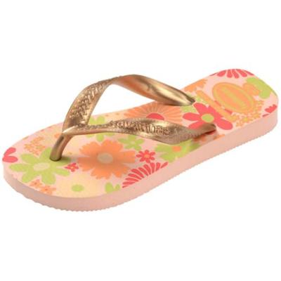 Teenslippers kids Flores Ballet HAVAIANAS goudbeige Teenslippers kids Flores Ballet HAVAIANAS goudbeige