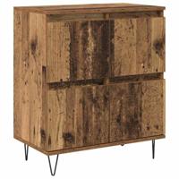 Dressoir met opslag met de deur Bruin 60 x 35 x 70 cm Bewerkt hout - thumbnail