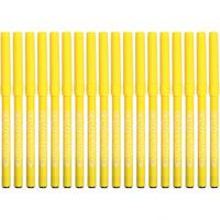 Colortime stiften lijndikte 2 mm citroengeel 18 stuks - thumbnail