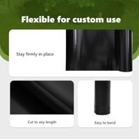 VidaXL Worteldoek zwart 0,7 x 10 m polyetheen - thumbnail