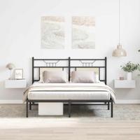 VidaXL Nachtkastjes 2 st zwevend 40x30x15 cm bewerkt hout wit - thumbnail