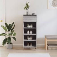 VidaXL Schoenenkast 40x36x105 cm bewerkt hout grijs sonoma - thumbnail