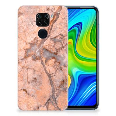 Xiaomi Redmi Note9 | TPU | Siliconen hoesje | Marmer Oranje