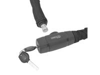 Dresco 5250208 fietsslot Zwart Kettingslot - thumbnail
