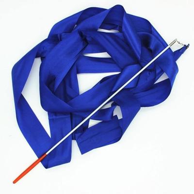 5 stuks 4 m artistieke kleur Turnen lint dans rekwisieten kinderen speelgoed (blauw)
