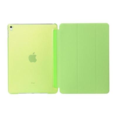Pure kleur samenvoegen horizontale Flip lederen case voor iPad Pro 10 5 inch/iPad Air (2019) met houder (groen)