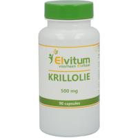 Elvitum Krill olie 500mg 90 Capsules - thumbnail