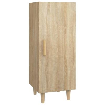 Dressoir 34,5x34x90 cm bewerkt hout sonoma eikenkleurig