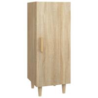 Dressoir 34,5x34x90 cm bewerkt hout sonoma eikenkleurig - thumbnail