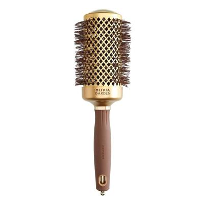 Olivia Garden Wavy Bristles Gold&Brown Brush Ø55mm Olivia Garden Wavy Bristles Gold&Brown Brush Ø55mm
