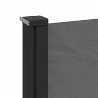 Windscherm uittrekbaar 120x300 cm antracietkleurig - thumbnail