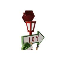 Kerstversiering Home ESPRIT Multicolour Elf 35 x 28,5 x 81 cm - thumbnail