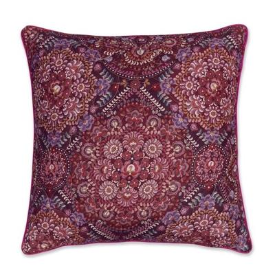 Pip Studio Il Mosaico Vierkant Sierkussen Donker Rood (50x50 cm)