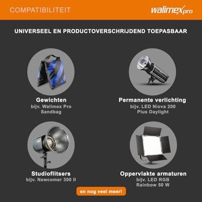 Walimex Pro Galgen-rolstatief met contragewicht, zwart