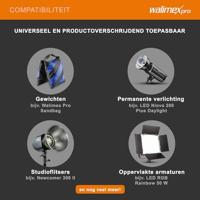 Walimex Pro Galgen-rolstatief met contragewicht, zwart - thumbnail
