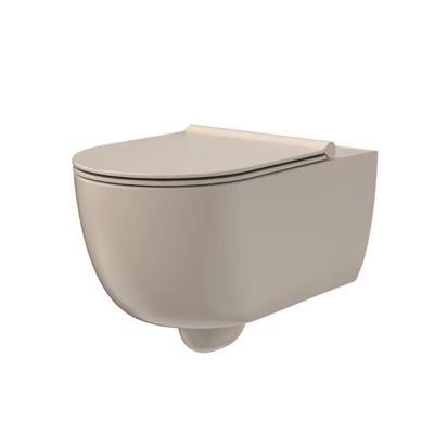 Xenz Gio Wandcloset - vortexspoeling - rimfree - Zand mat AL8803-44