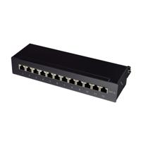 LogiLink NP0019B 12 poorten Patchpaneel CAT 6A - thumbnail