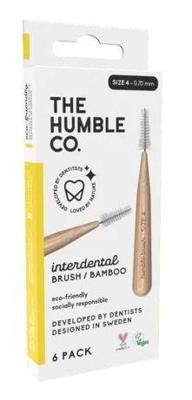 The Humble Co Interdental borstel 0.70 mm geel 6 Stuks