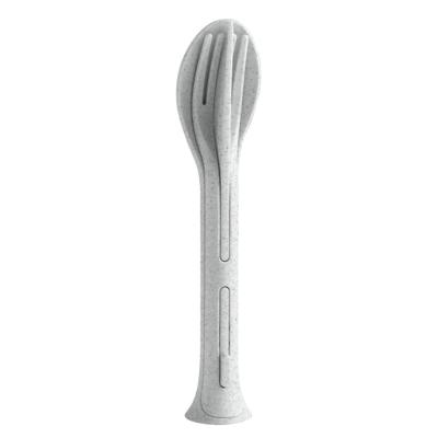 Koziol bestekset Klikk Pocket 17 cm thermoplast grijs 3-delig Koziol bestekset Klikk Pocket 17 cm thermoplast grijs 3-delig