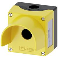 Siemens 3SU1801-0AA00-0AC2 3SU18010AA000AC2 Lege behuizing 1 inbouwplaats, Met beschermde kraag (l x b x h) 85 x 85 x 112.5 mm Geel 1 stuk(s) - thumbnail