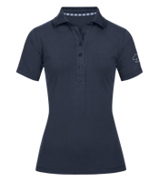 ELT Flensburg Polo donkerblauw maat:m - thumbnail