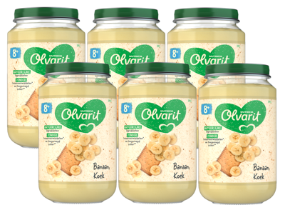 Olvarit 8m+ Banaan Koek Olvarit 8m+ Banaan Koek