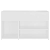 Schoenenbank 80x30x45 cm spaanplaat wit - thumbnail
