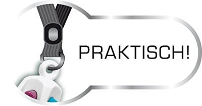 Balpen Bic 4kleuren grip fashion medium paars | 12 stuks