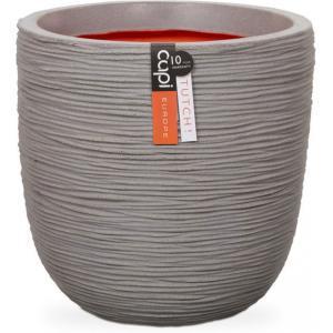Capi Nature Rib NL bol 54x52cm bloempot grijs Capi Nature Rib NL bol 54x52cm bloempot grijs