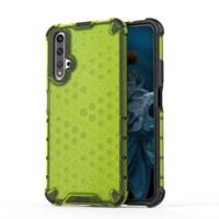 Schokbestendige honingraat PC + TPU bescherming case voor Huawei Honor 20 PRO (groen) - thumbnail