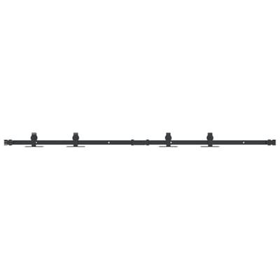 VidaXL Ophangset voor schuifdeur 152 cm koolstofstaal VidaXL Ophangset voor schuifdeur 152 cm koolstofstaal