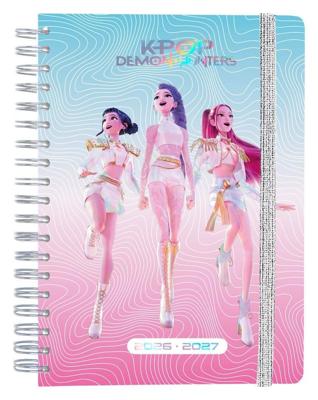 KPop Demon Hunters School Diary weekly planner 2026/2027 A5