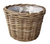 Pot d25h18cm antiek grijs - thumbnail