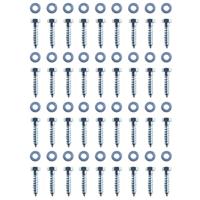 Grondanker L-vormig 5x5x50 cm gegalvaniseerd staal 12 st - thumbnail