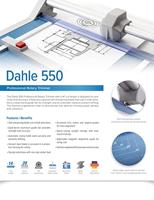 Dahle 550 Rolsnijmachine A4 Aantal paginas A4 80 g/m² (max): 20 vel - thumbnail