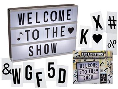 Letterbord met Licht - Cinema LightBox