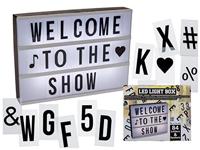 Letterbord met Licht - Cinema LightBox - thumbnail